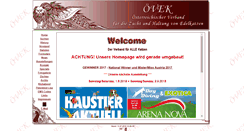 Desktop Screenshot of oevek.at